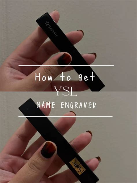 sephora canada ysl name engraving|YSL beauty engraving.